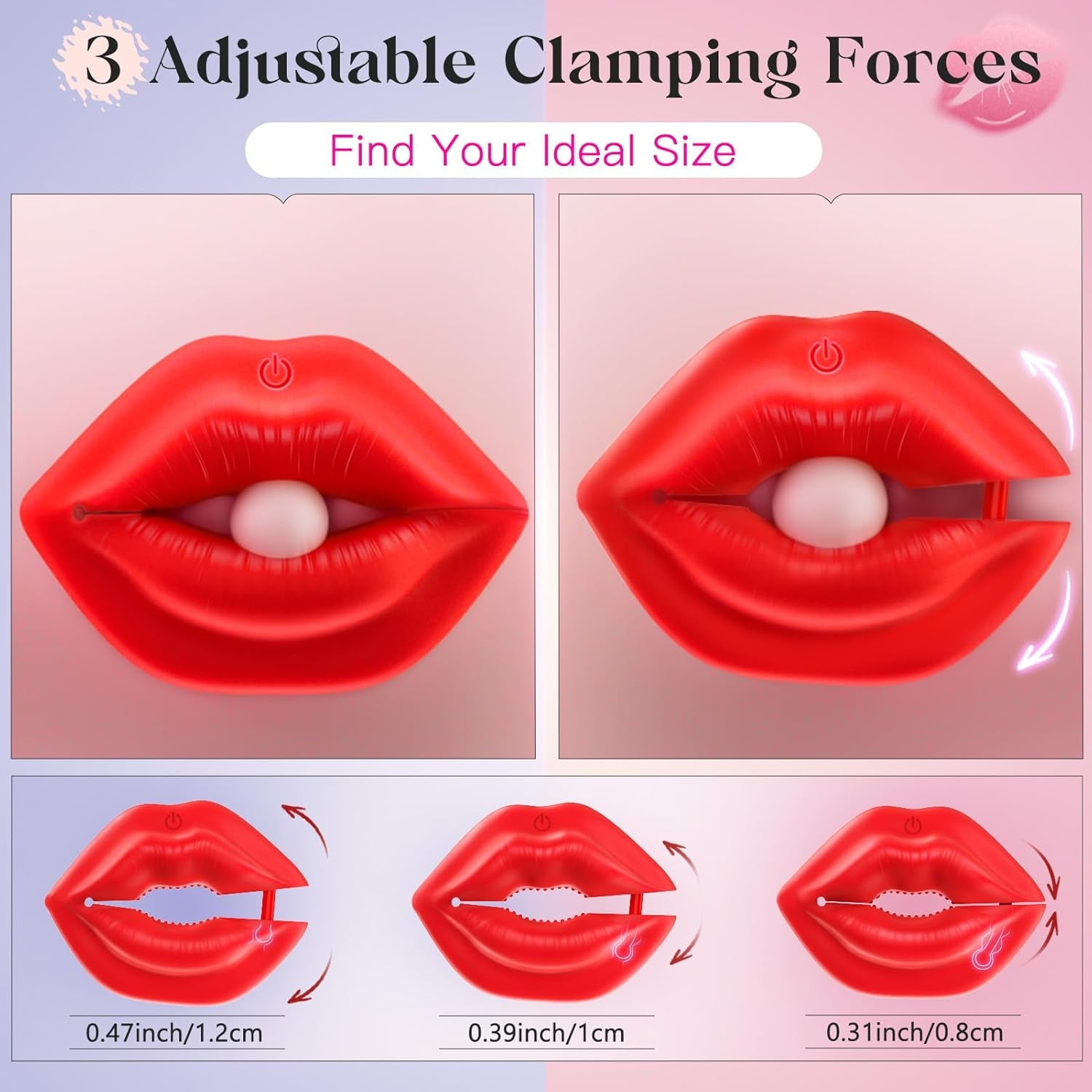 Nipple Clamps Sex Toys Vibrator - Upgrade Adjustable BDSM Nipple Toys with Al Interactive Vibrators,  Vibrating Nipple Clamps with Smart Al APP & Remote, Adult Toys & Games for Women Couples