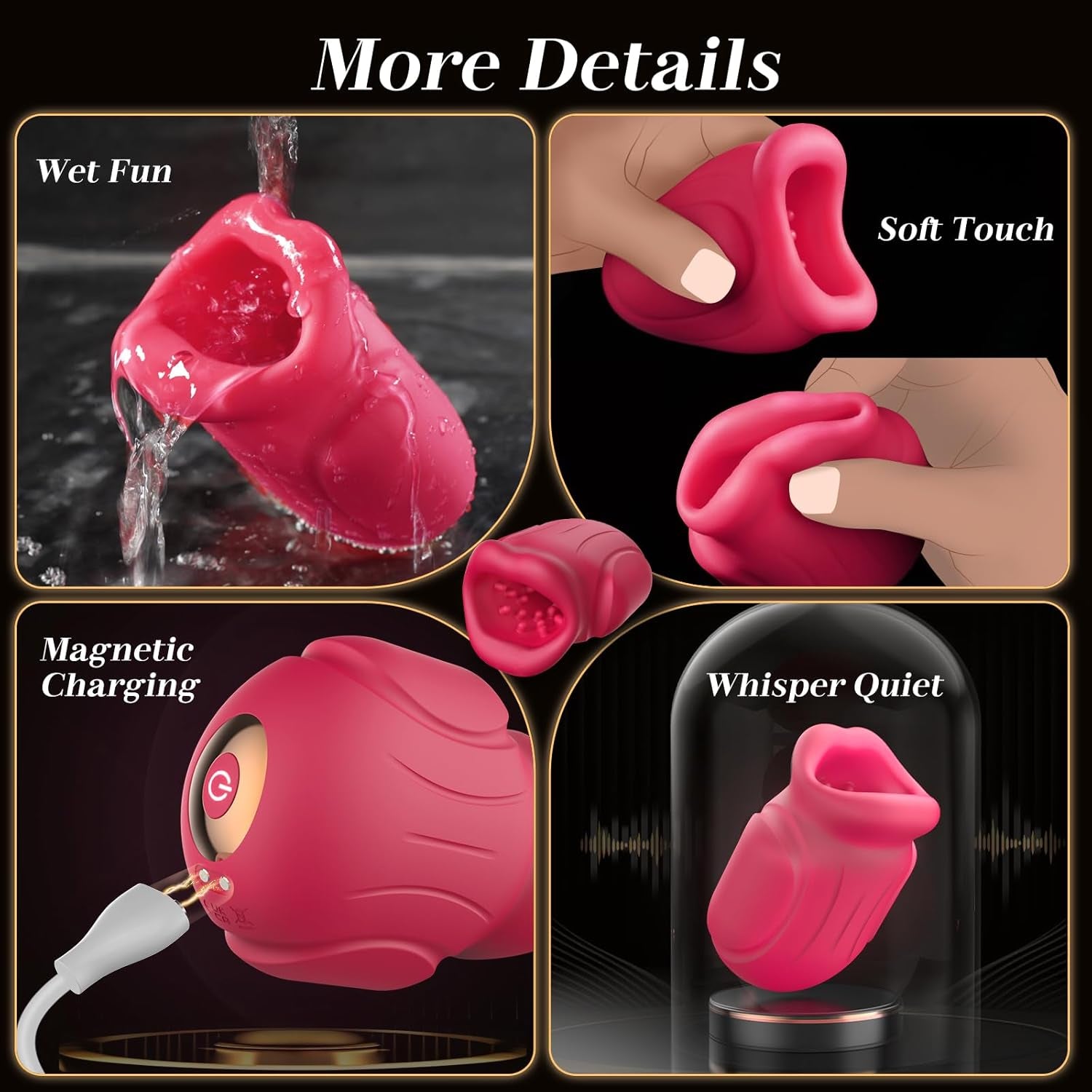 Male Sex Toys for Men - Male Masturbator Penis Vibrator with 10 Vibrating & APP, Mouth Blowjob Stroker Trainer Adult Sex Toys for Prolong Endurance, Pocket Pussy Mens Sex Toy Sex Machine - SinfulX - 