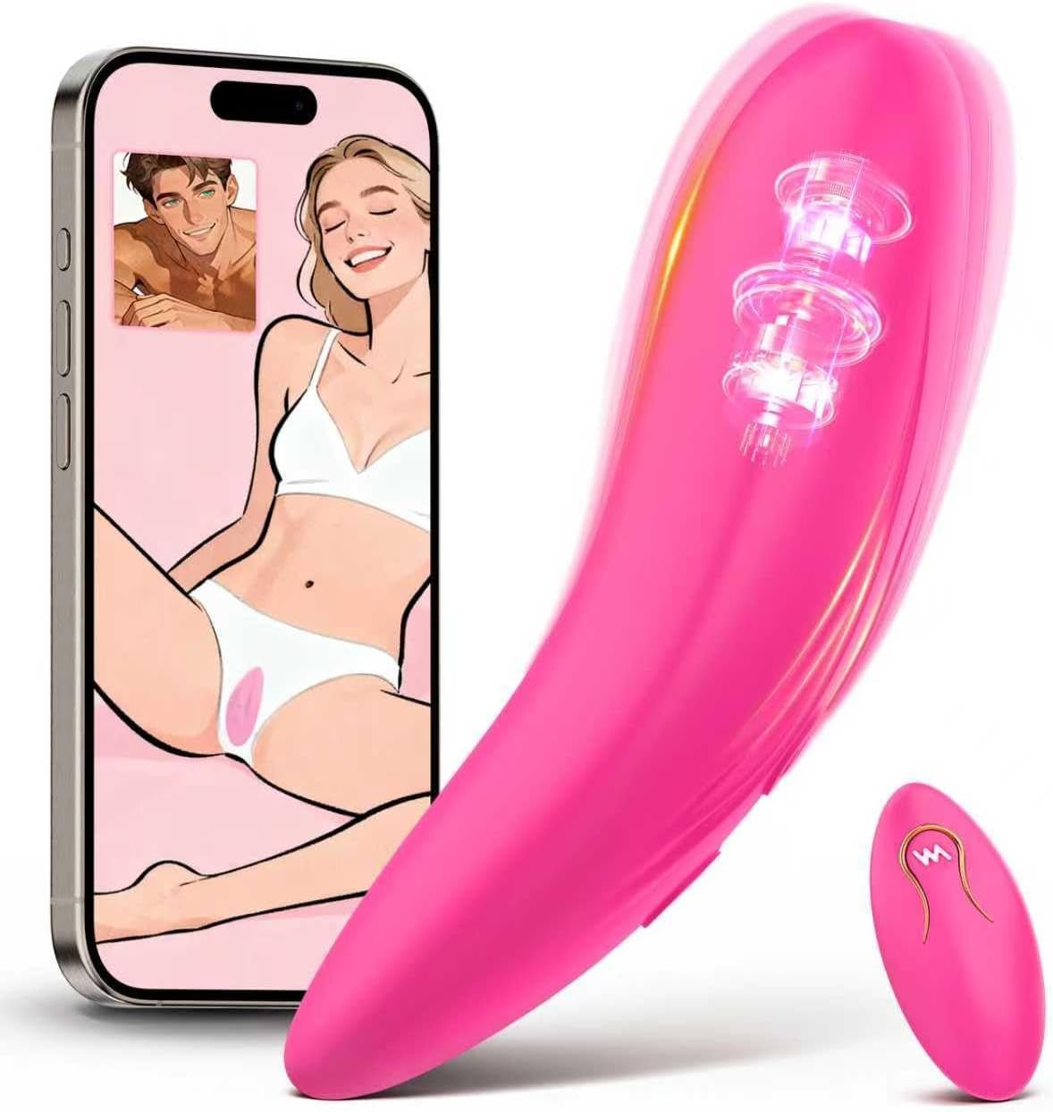PulseLeaf APP Wearable Panty Vibrator Remote 9 Modes - SinfulX - Personal Care > Sexual Wellness > Panty Vibrator