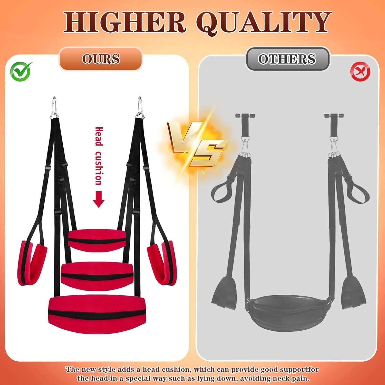 RedyX Ceiling & Door Sex Swing 300lb Support - SinfulX - Personal Care > Sexual Wellness > Sex Swing