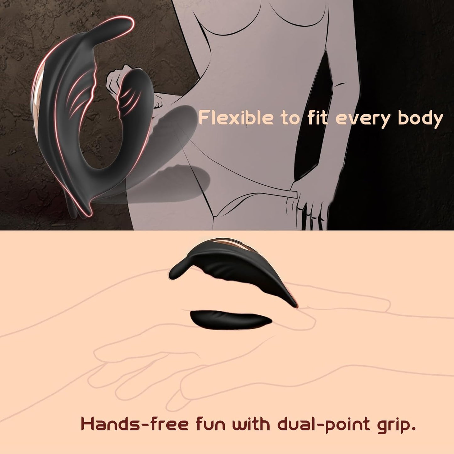 NoirRabbit Rabbit Wearable Couple Vibrator App Control - SinfulX - Personal Care > Sexual Wellness > Panty Vibrator