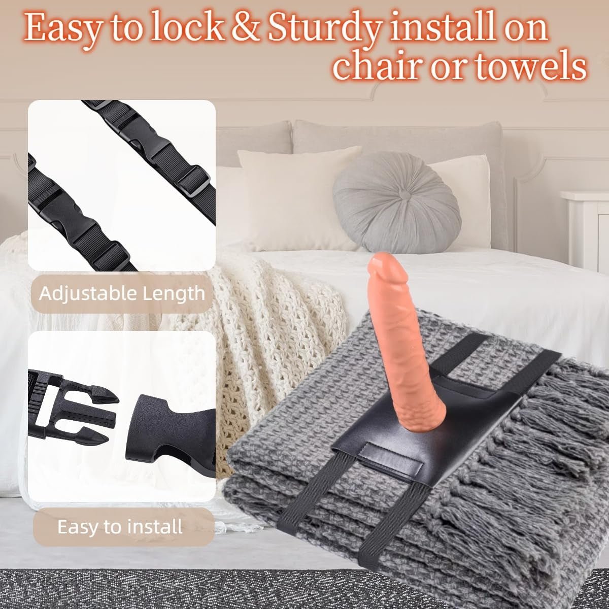 GripMount Dildo Mount Strap Base for Hands - Free Play - SinfulX - Personal Care > Sexual Wellness > Sex Pillow