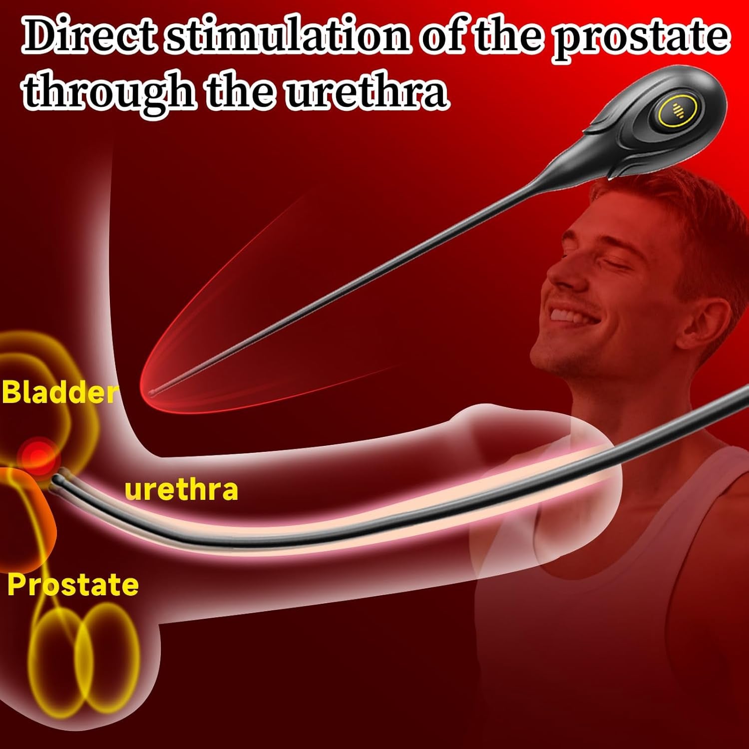 NeoGlide Vibrating Urethral Plug 10 Modes Silicone - SinfulX - Personal Care > Sexual Wellness > Penis Plug