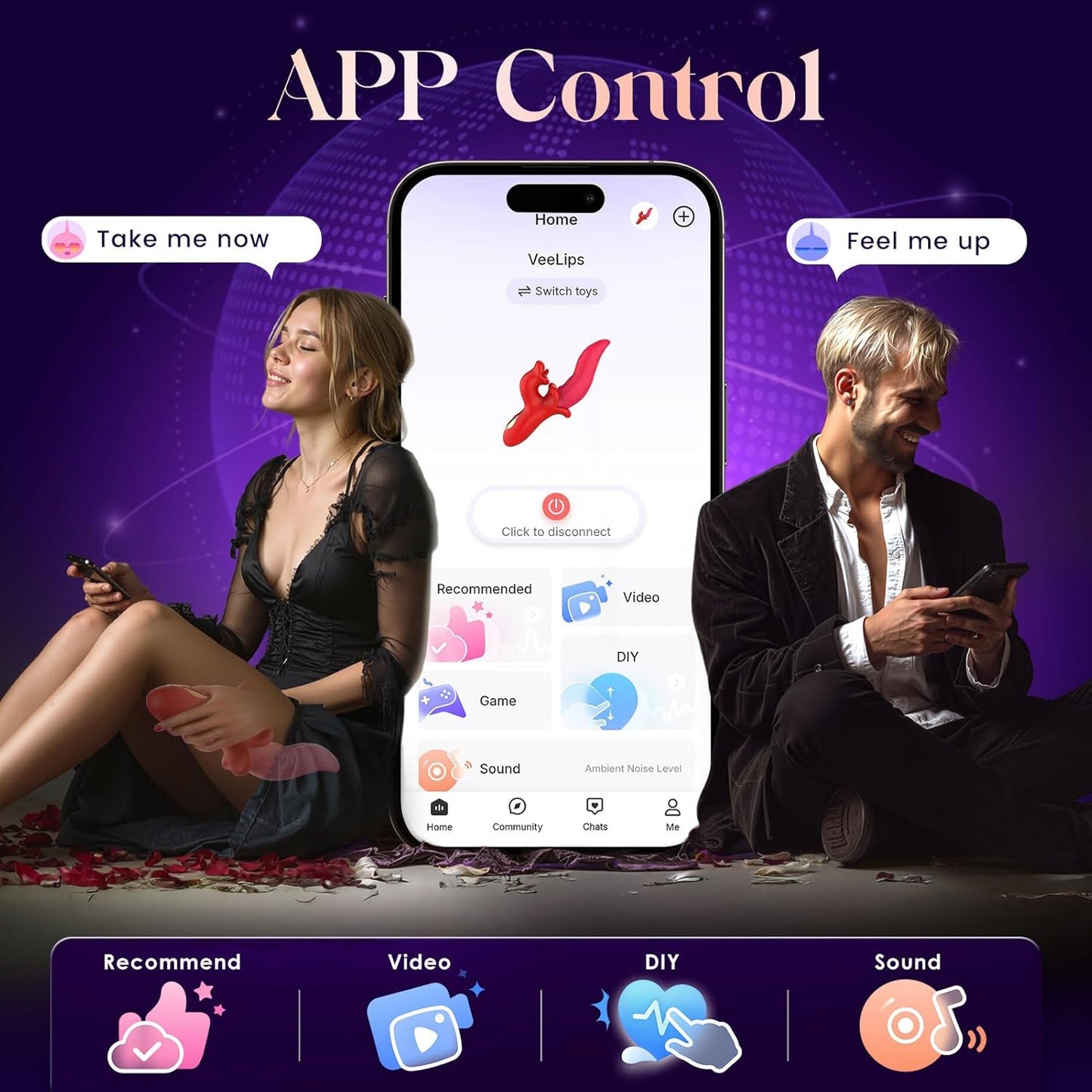 ElyraSwing Tongue Rabbit Vibrator 9 Modes G - Spot Toy - SinfulX - Personal Care > Sexual Wellness > Tongue Vibrator