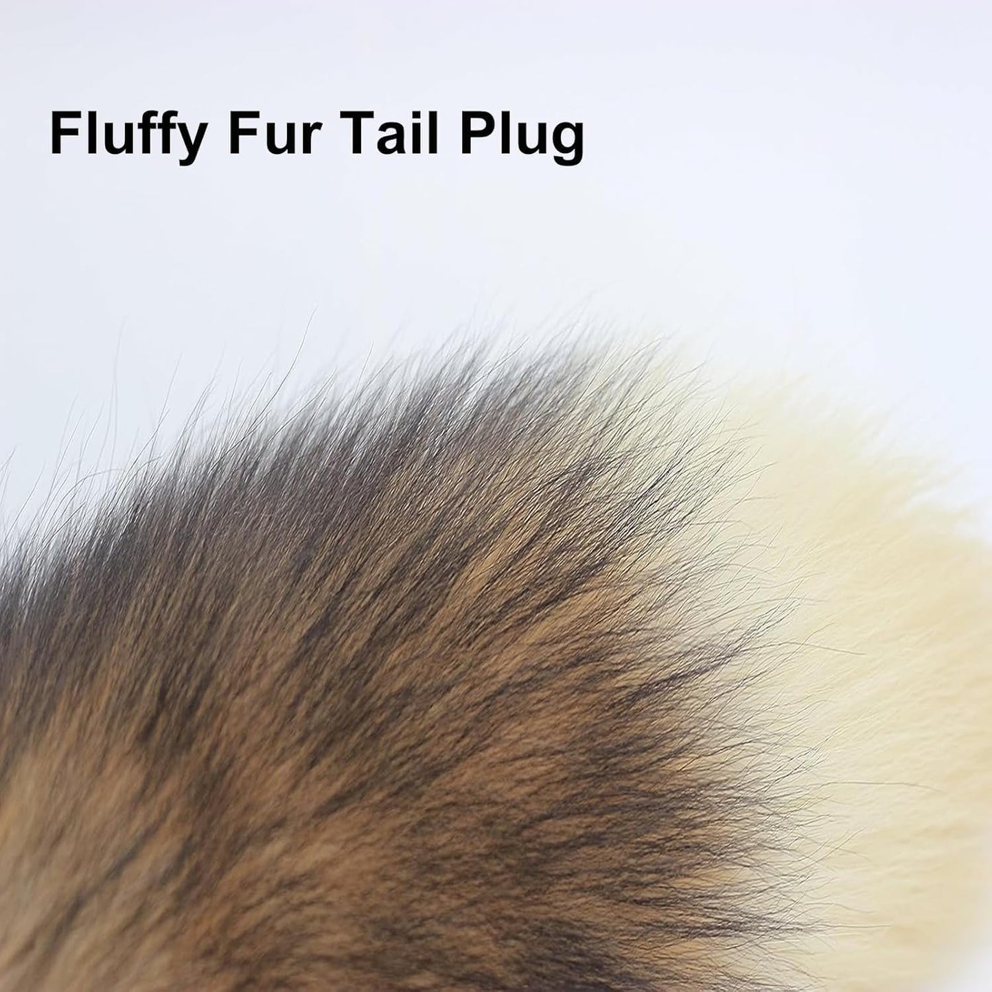 BronzeFur Brown Fox Tail Steel Butt Plug Cosplay - SinfulX - 