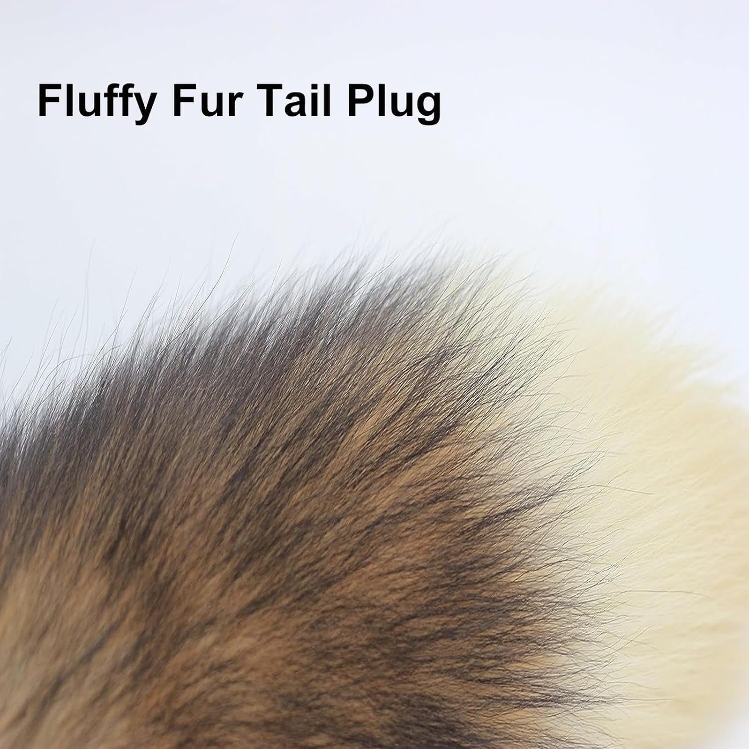 BronzeFur Brown Fox Tail Steel Butt Plug Cosplay - SinfulX - 