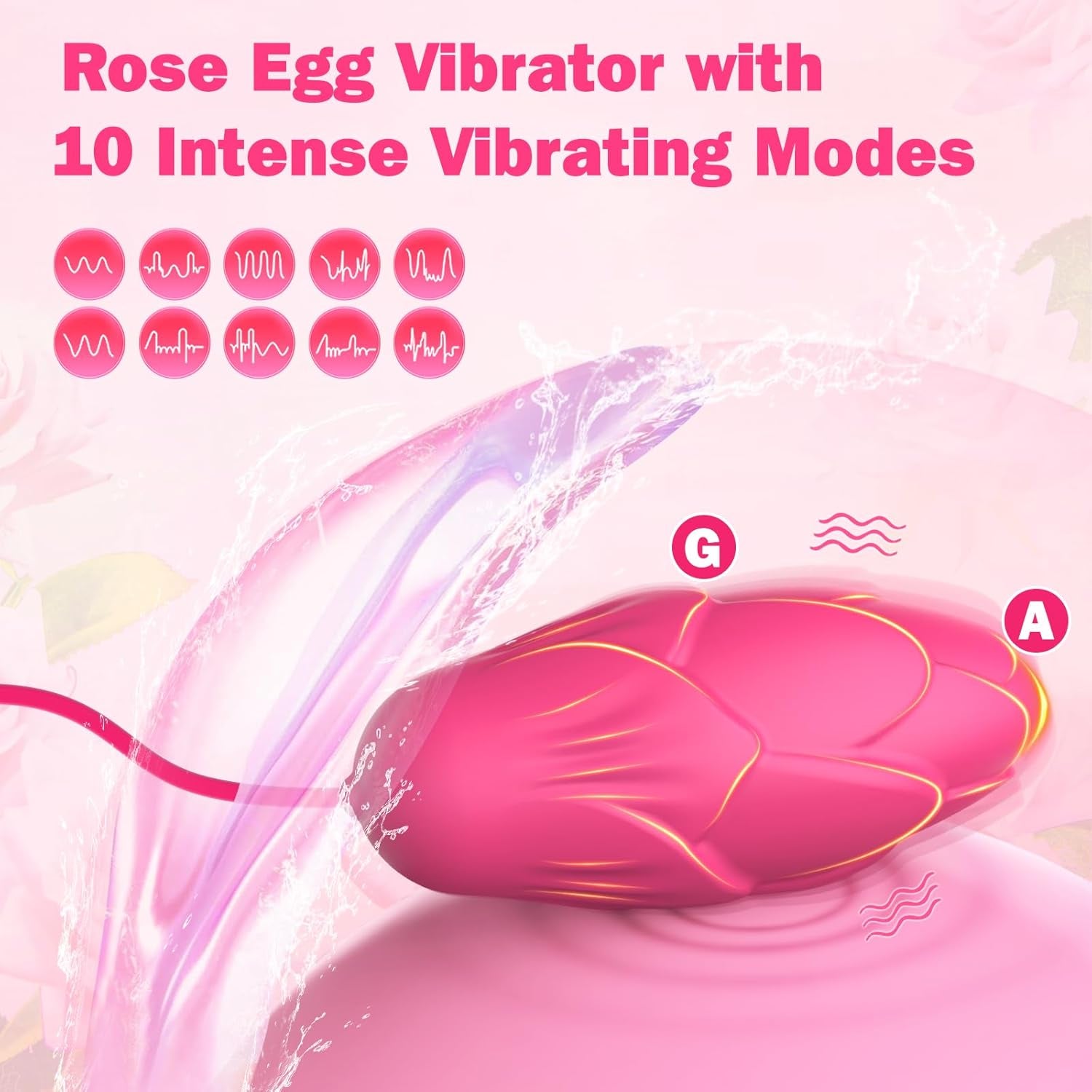 Sex Toys Nipple Clamps Toys - Adult Toys Nipple Vibrator Clitoral Stimulator G Spot Vibrator with 10 Vibration, Mini Wearable Egg Vibrator Women Sex Pleasure Toys, Adult Sex Toy for Women Couples