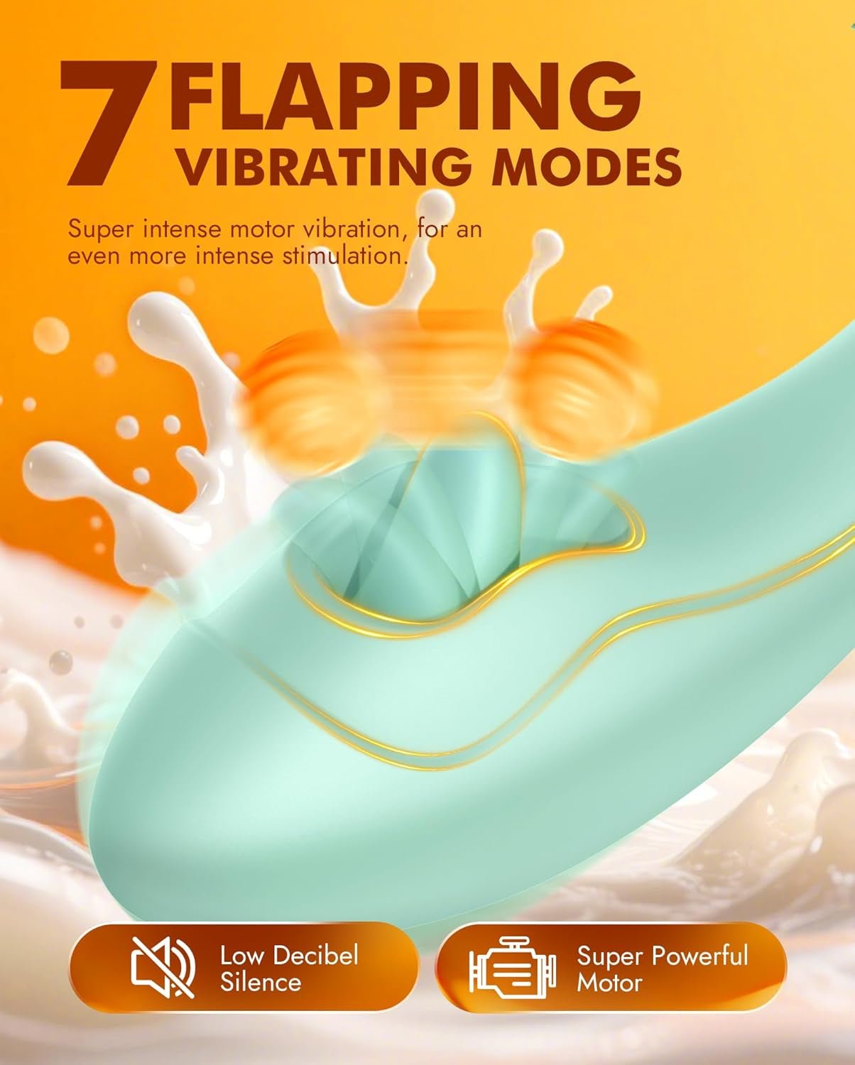 ElyraFlex Tongue Vibrator 4 - in - 1 G - Spot Clit Toy 7 Modes - SinfulX - Personal Care > Sexual Wellness > Tongue Vibrator