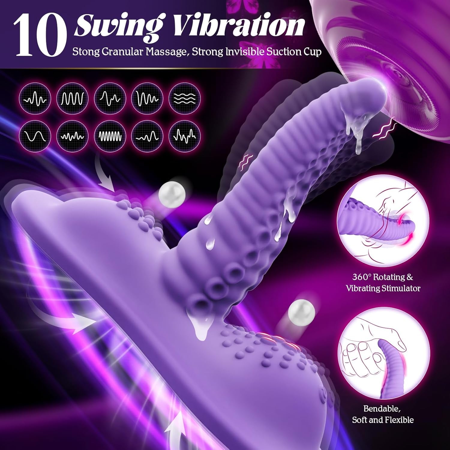 TentacleRide Pro Ride - On Swing Dildo with Remote - SinfulX - 