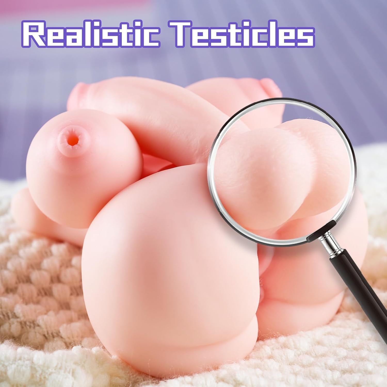 Male Masturbator Sex Doll for Men Pocket Pussies Realistic Adult Sex Toys for Men, Adult Toys Male Masturbator Pocket Pussy 4 in 1 Sex Toys with Penetrable Nipples, Shemale FUTA Sex Doll with 4 Holes - SinfulX - 