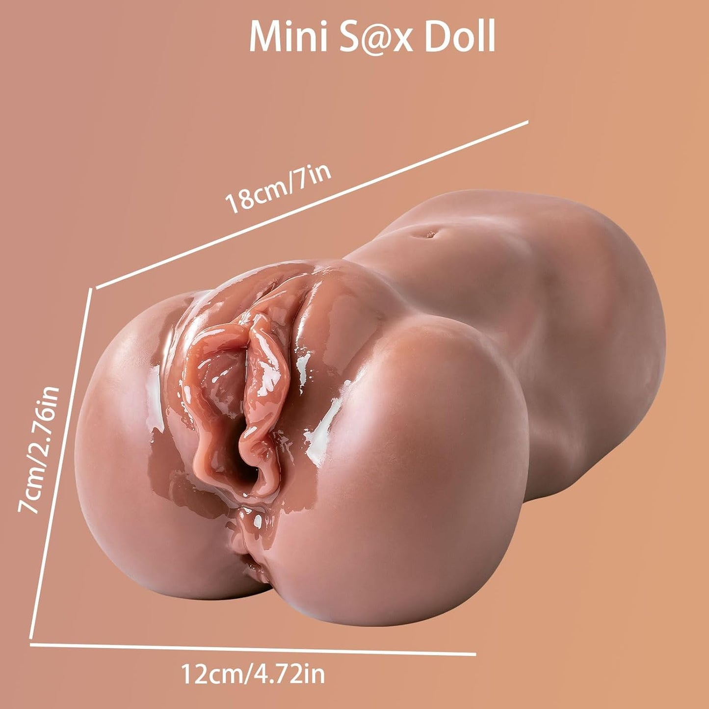 Pocket Pussies Sex Dolls for Men - Realistic Sex Dolls Pocket Pussy Male Masturbator with Lifelike Labia & Vagina & Anal Tunnel, Adult Sex Toys Stroker for Male Sex Play Game & Masturbation Pleasure - SinfulX - 