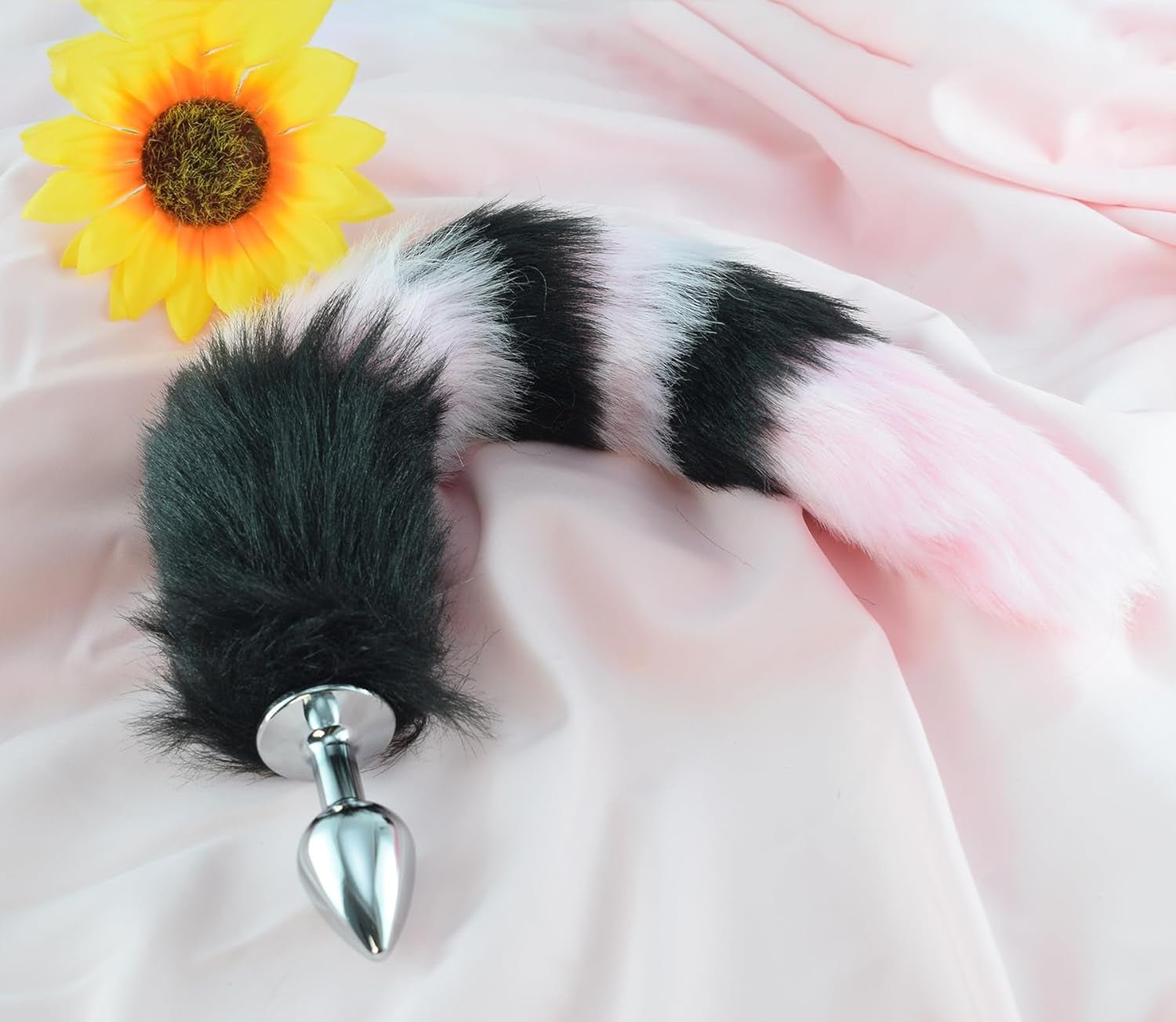 KittyKink Fox Tail Anal Plug Cosplay Set Ears Choker - SinfulX - 