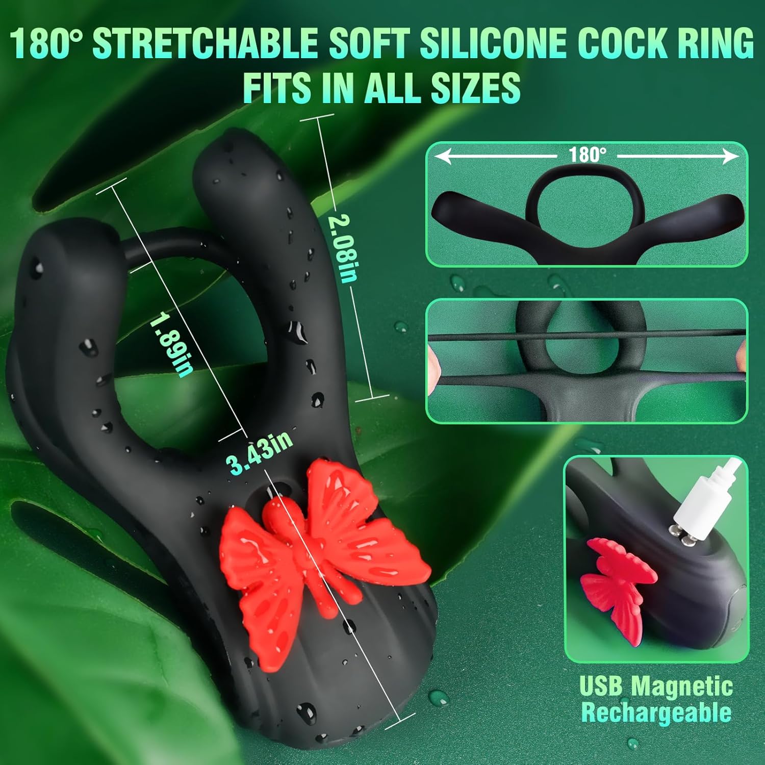 IronGrace Vibrating Couples' Penis Ring - SinfulX