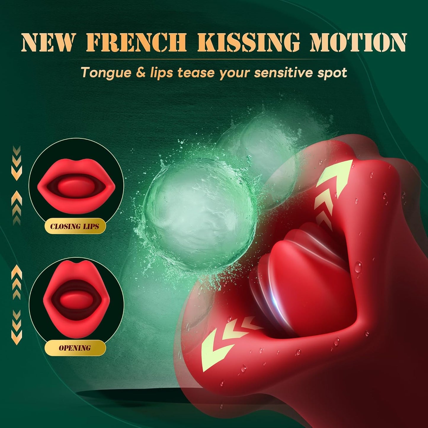 PlushCurve Clit Stimulation Tongue Vibrator - SinfulX