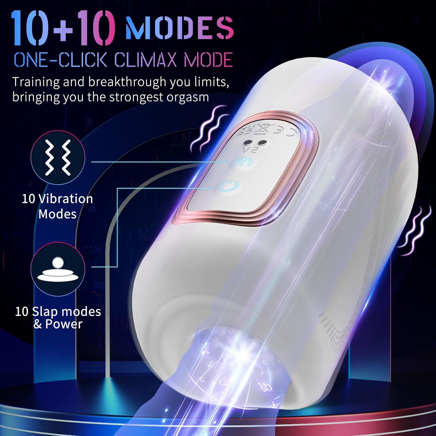 PowerPlay Automatic Male Penis Stroker - SinfulX