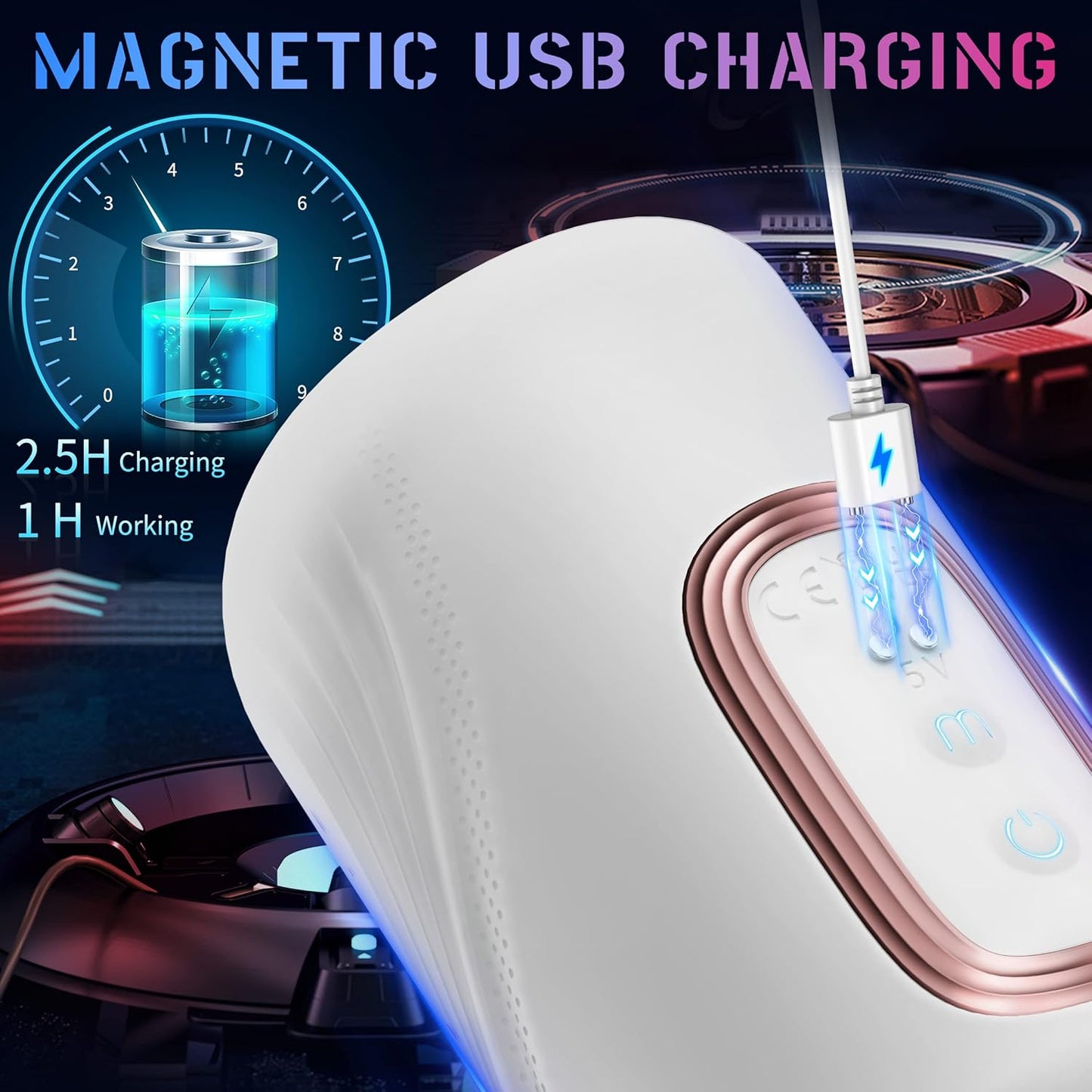 PowerPlay Automatic Male Penis Stroker - SinfulX
