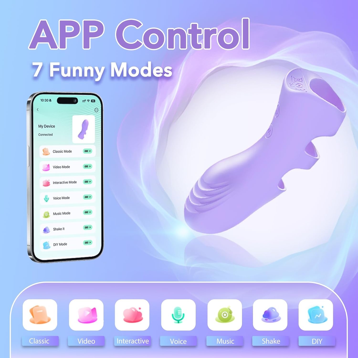 Finger Vibrator APP Remote Control Adult Toys for Women Sex Toys, Mini Vibrator with 10 Vibrations & Heating Clit Nipple G Spot Vibrators, Adult Toy Female Sex Toy Vibrater Couples Sex Toys Vibradores