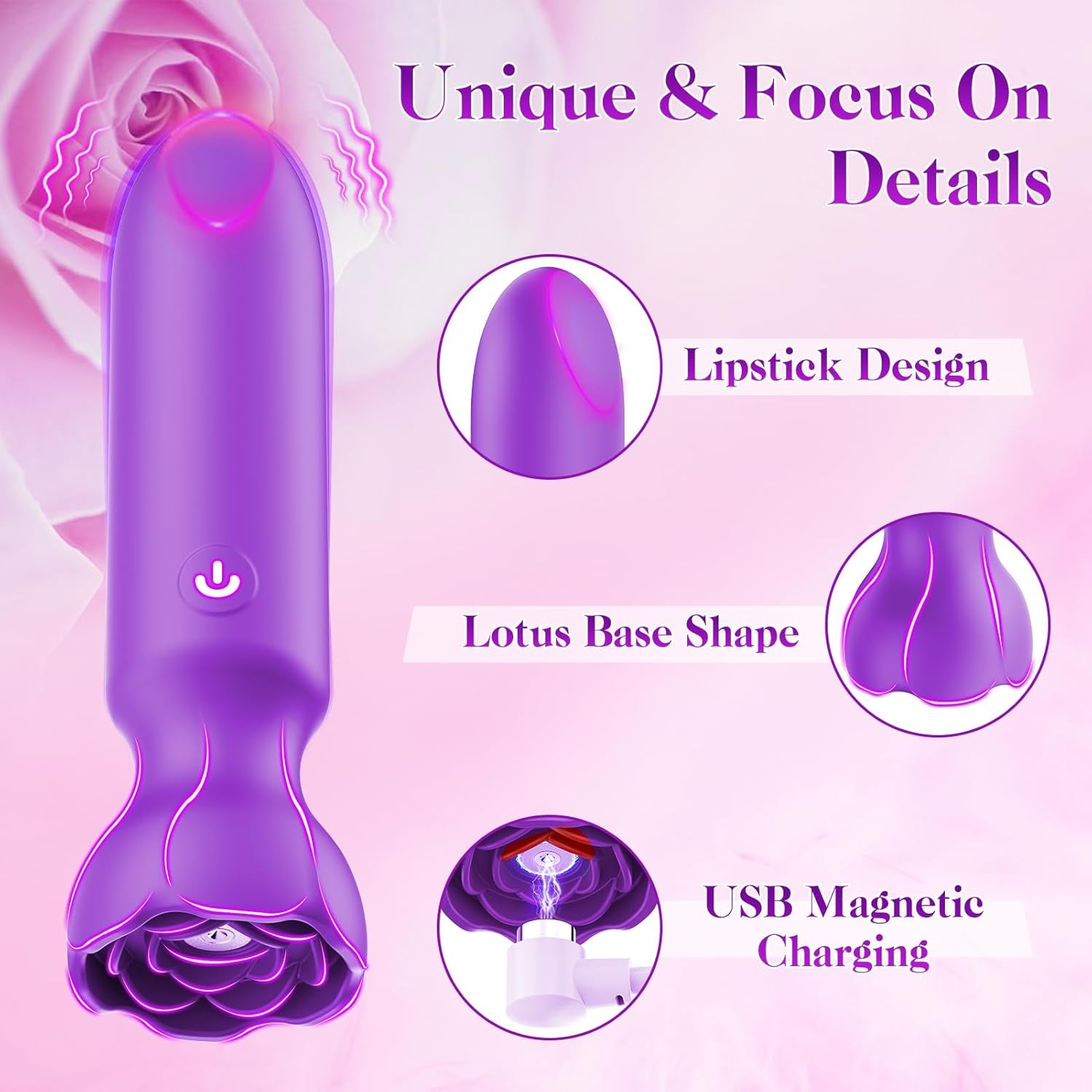 VibeLink App Control Bullet Vibrator 9 Modes Waterproof Quiet - SinfulX - Personal Care > Sexual Wellness > Bullet Vibrator