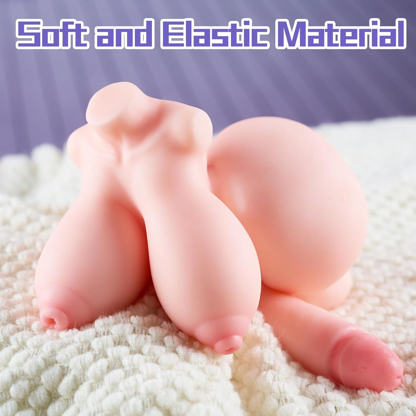 Male Masturbator Sex Doll for Men Pocket Pussies Realistic Adult Sex Toys for Men, Adult Toys Male Masturbator Pocket Pussy 4 in 1 Sex Toys with Penetrable Nipples, Shemale FUTA Sex Doll with 4 Holes - SinfulX - 
