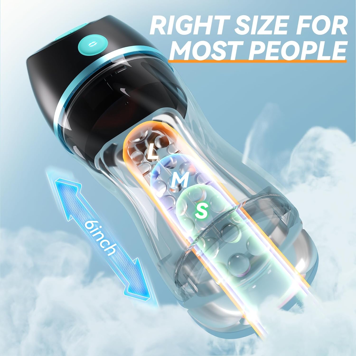 AI Interactive Sucking Male Masturbators - 7 Vibration & Suction Hands Free Pocket Pussy Male Stroker with 3D Realistic Textured, Blowjob Toy Penis Pump Adult Male Sex Toys for Men Sex Machine - SinfulX - 