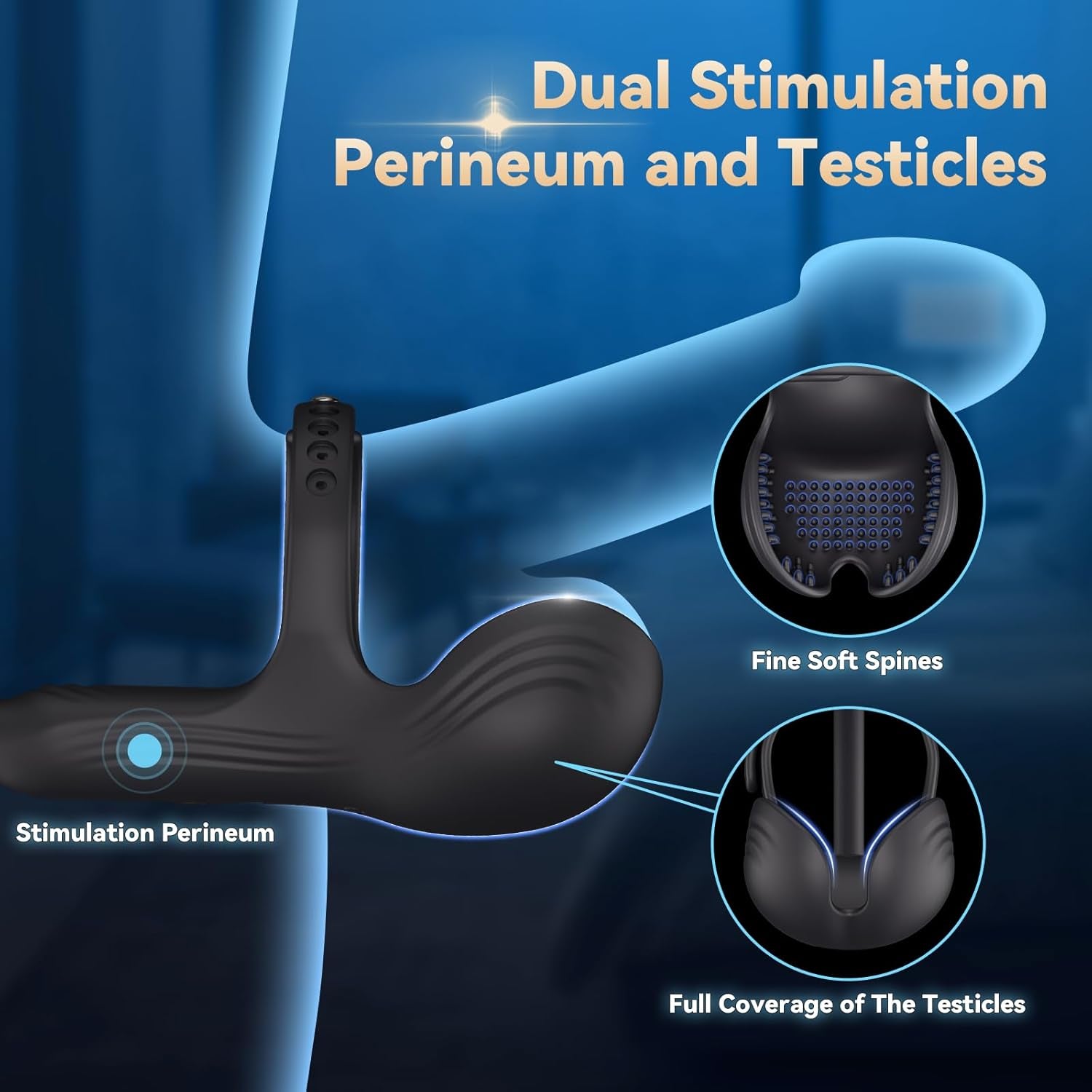 DominusCore Thrusting Prostate Massager Cock Ring 10 Modes - SinfulX - Personal Care > Sexual Wellness > Prostate Massager Cock Ring