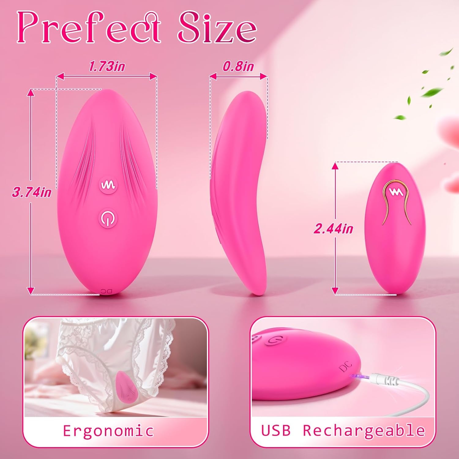 PulseLeaf APP Wearable Panty Vibrator Remote 9 Modes - SinfulX - Personal Care > Sexual Wellness > Panty Vibrator