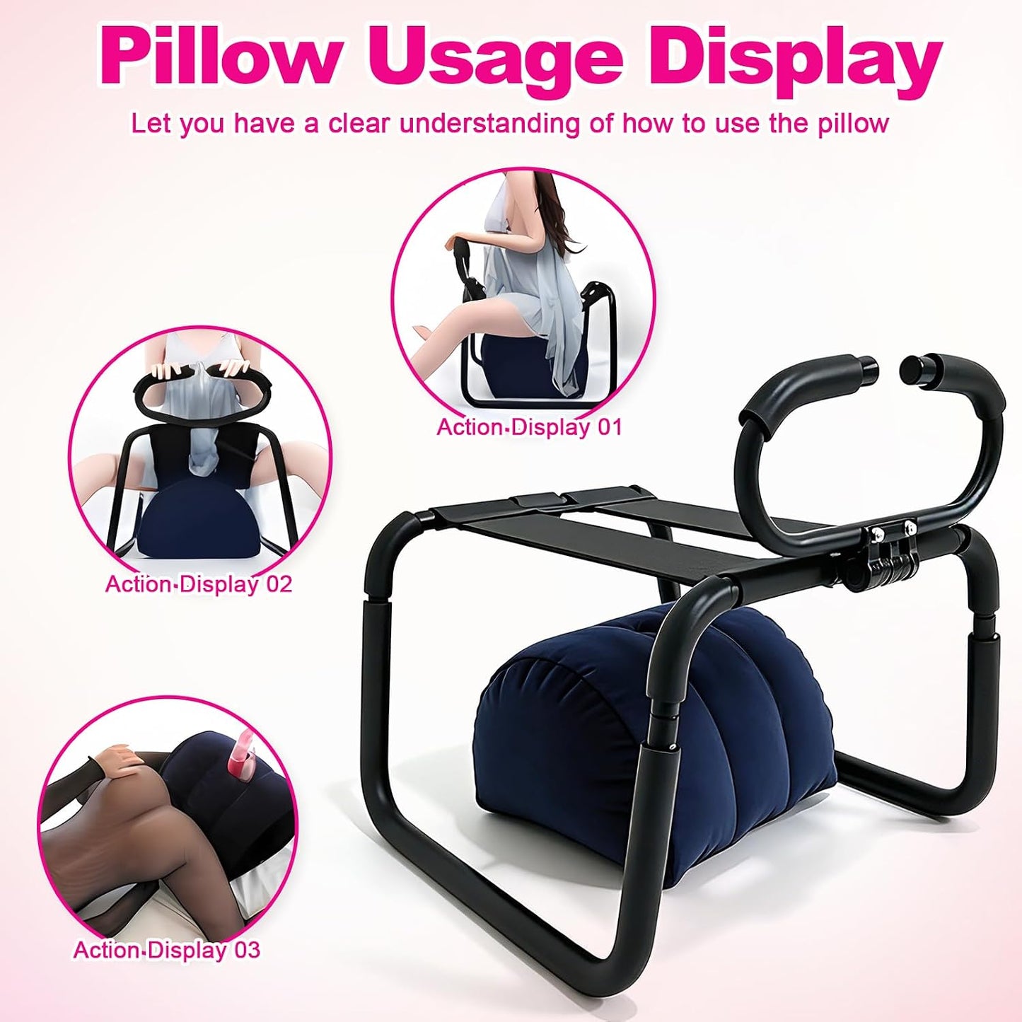 SinRider Bouncing Sex Stool | Elastic Seat & Toy Mount