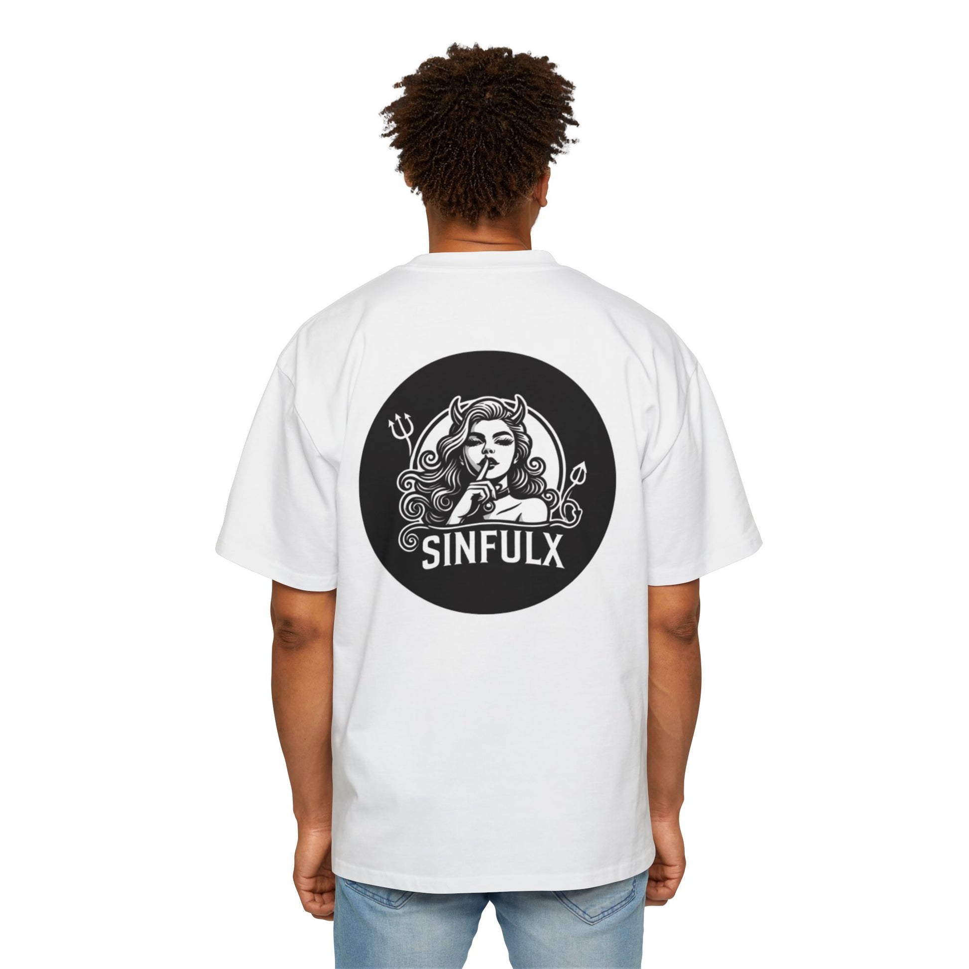 EA Men's Oversized SX Logo Tee - SinfulXOversized T-Shirt