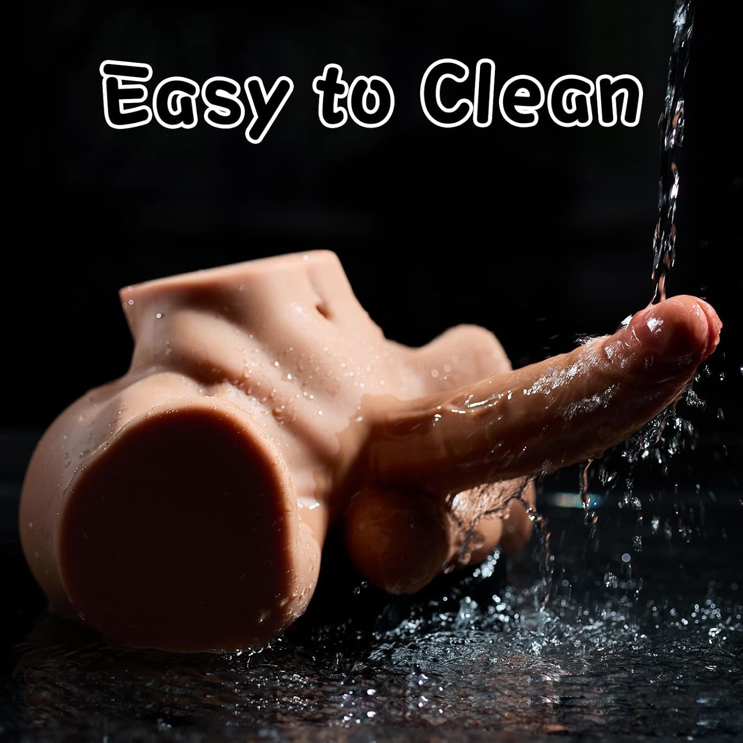 9.7LB Adult Sex Toys with Flexible Dildo, Realistic Sex Dolls Masturbator 7.4In Huge Dildos for Female Masturbation, Unisex Masturbator Sex Toy with Penis Tight Anal for Gay Les Men Couple - SinfulX - 