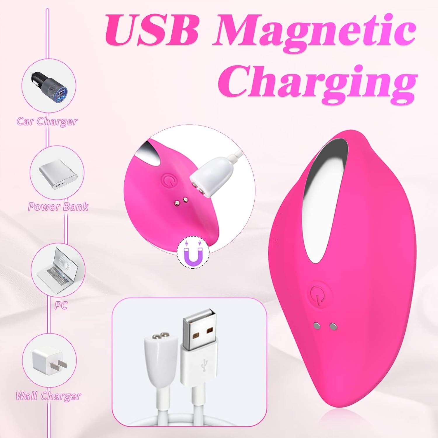 RoseWhisper Wearable Panty Vibrator Remote 12 Modes - SinfulX - Personal Care > Sexual Wellness > Panty Vibrator