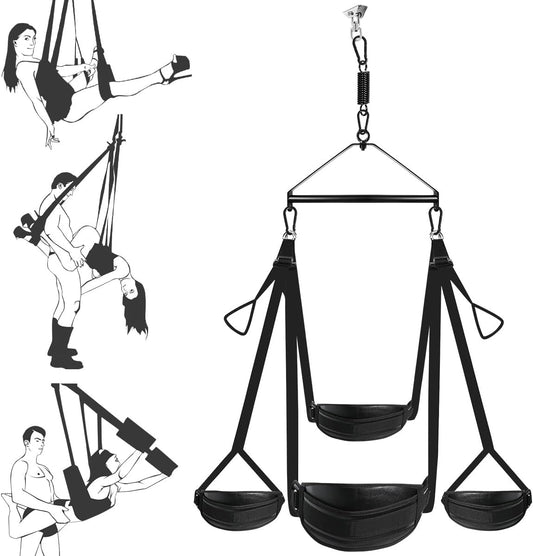 NexoraX 360° Heavy Duty Sex Swing Adjustable - SinfulX - Personal Care > Sexual Wellness > Sex Swing