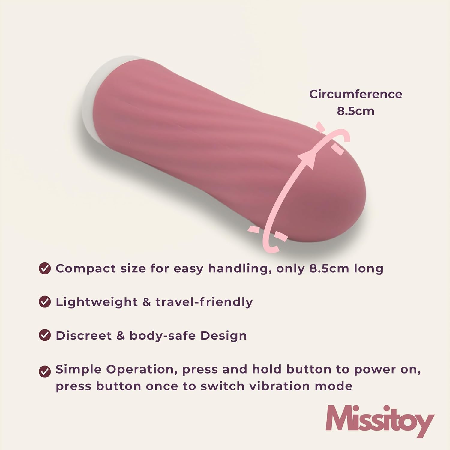 StealthSilk Mini Bullet Vibrator 10 Speed Waterproof Rechargeable - SinfulX - Personal Care > Sexual Wellness > Bullet Vibrator