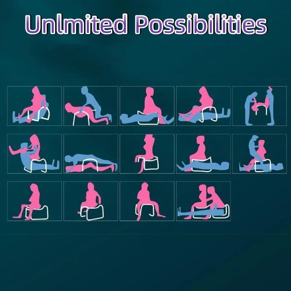 AmethystLux Sex Chair | 500lb Oversized BDSM Bench