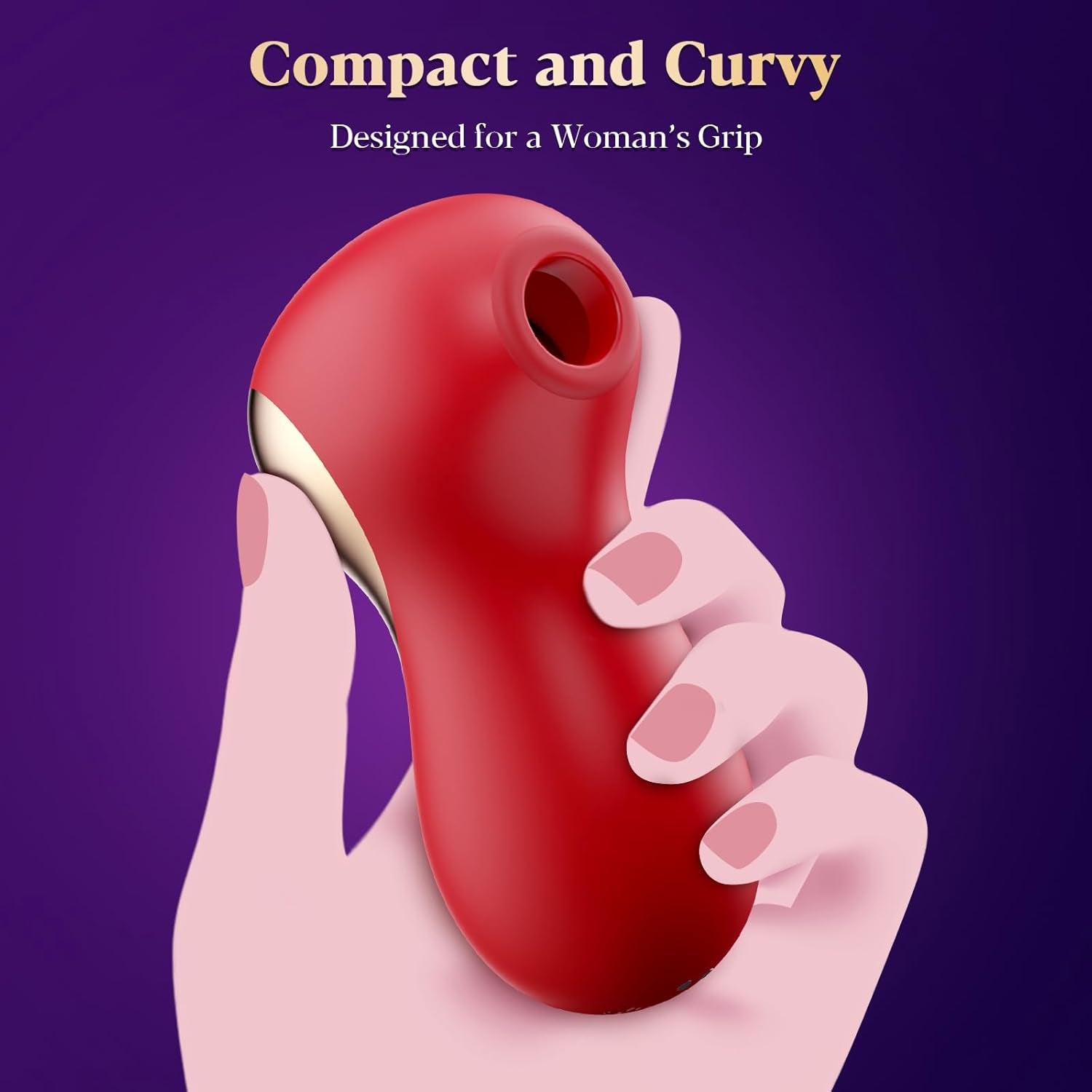 Sucking Vibrator Adult Sex Toys for Women - Clitoral Stimulator with 7 Suction Modes, Waterproof Adult Toys for Female Pleasure, Rose Sucking Toy & Nipple Sucker for Couples