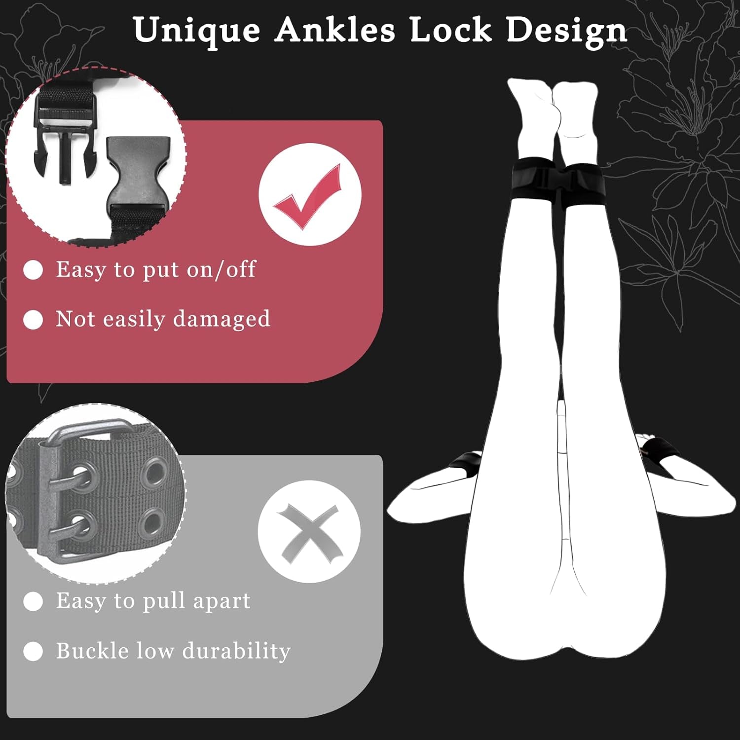 LockForm Adjustable Sling Restraint Kit Neck to Thigh - SinfulX - Personal Care > Sexual Wellness > Sex Sling