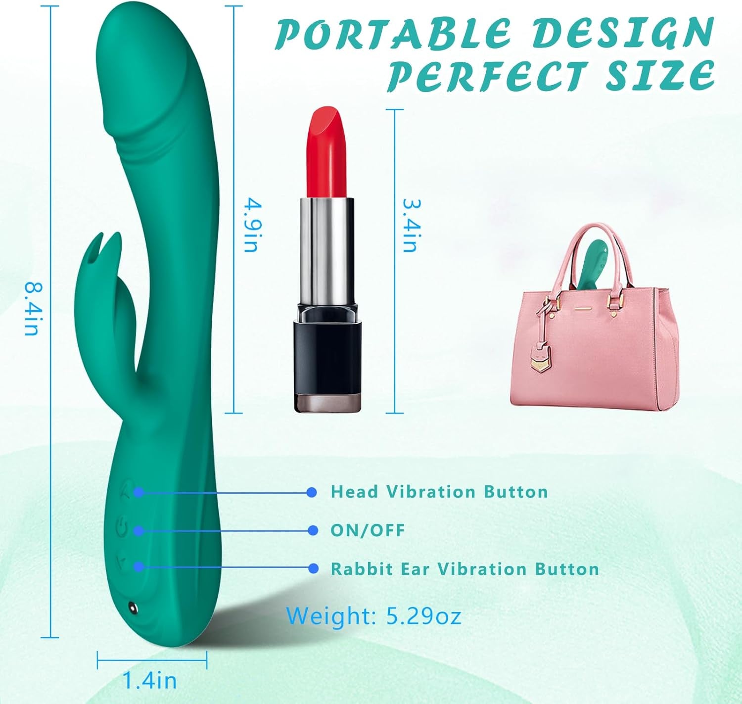 NoirWave Rabbit Vibrator 49 Modes Dual Motor Waterproof - SinfulX - 