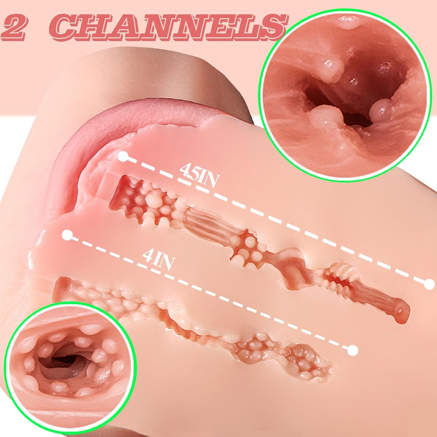 2.43Lbs Sex Doll for Male, Ass Pocket Pussy Sex Dolls for Men, Men'S Sex Toys, Female Adult Torso Mini Butt Stroker, Lifelike Soft Butt with Tight Vagina Anal Hip Male Masturbattor - SinfulX - 