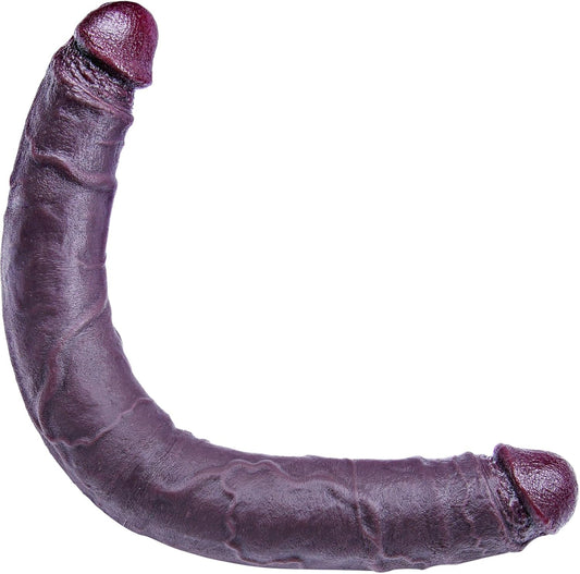 19.7 * 1.7 Inch Double Headed Giant Dildo, Double Sided Thick Black Penis, Silicone Long Giant Toy, XXL Large Realistic Dildo, Wide Anal/Vaginal Massager for Couple Lesbian and Gay Play - SinfulX - 