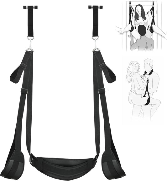 DualyX 2 - in - 1 Door Sex Swing & Thigh Sling - SinfulX - Personal Care > Sexual Wellness > Sex Swing