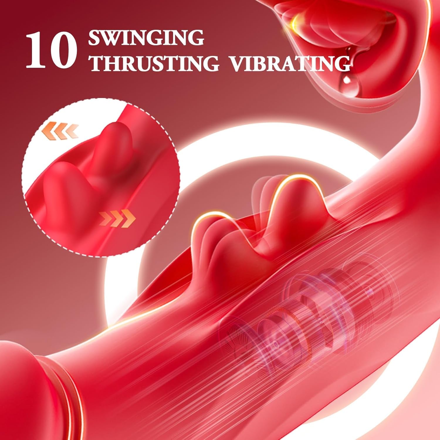 ZenvyX Thrusting Rabbit Licking Vibrator 4 - in - 1 10 Modes G - Spot - SinfulX - Personal Care > Sexual Wellness > Tongue Vibrator