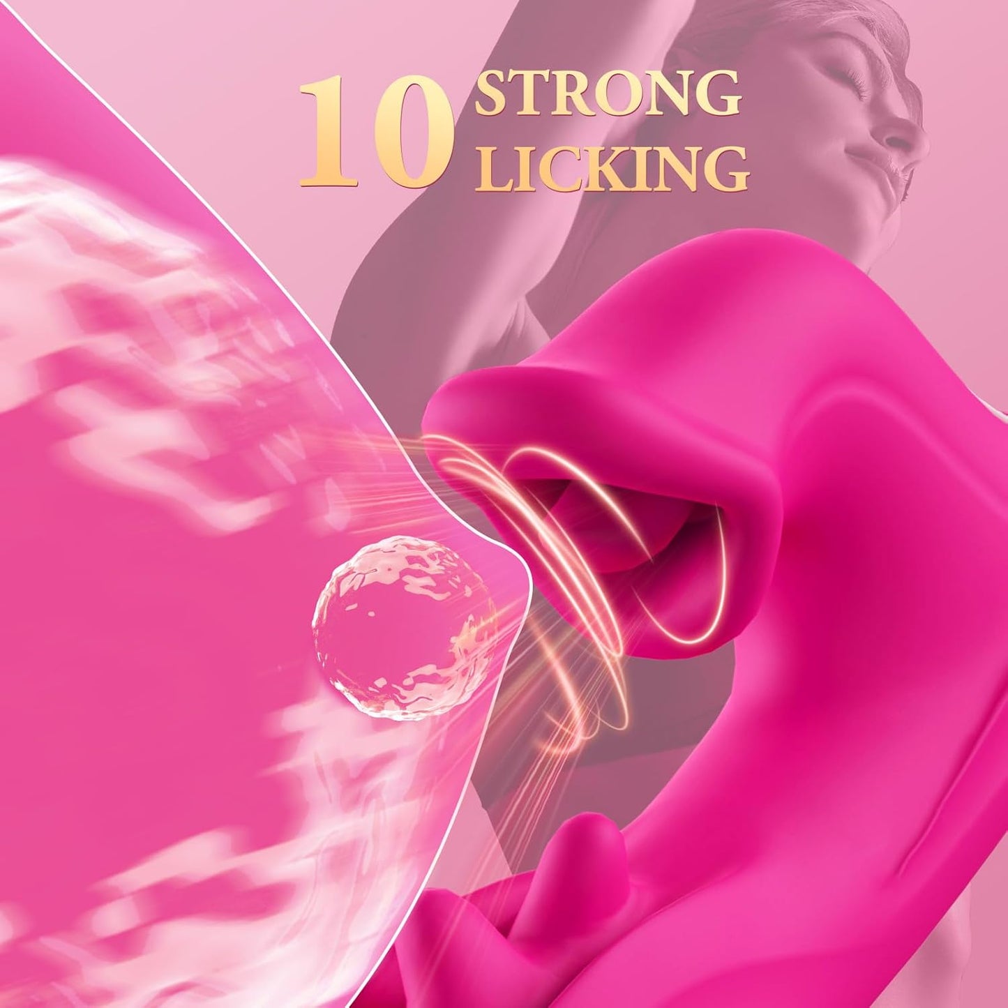 ElyraMax Thrusting Rabbit Licking Vibrator 4 - in - 1 10 Modes G - Spot - SinfulX - Personal Care > Sexual Wellness > Tongue Vibrator