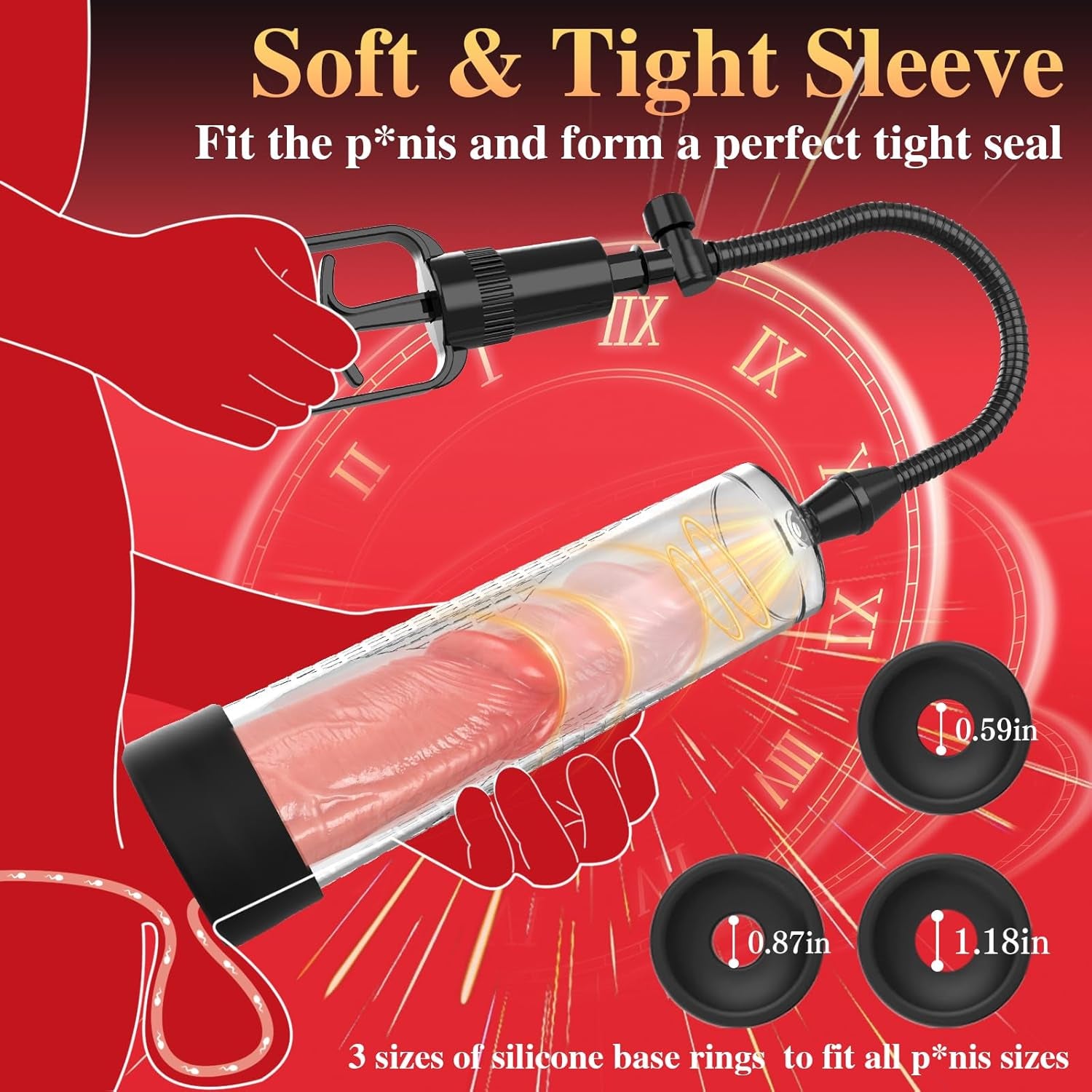 DualForce Penis & Pussy Vacuum Pump Set - SinfulX - Personal Care > Sexual Wellness > Pussy Pump