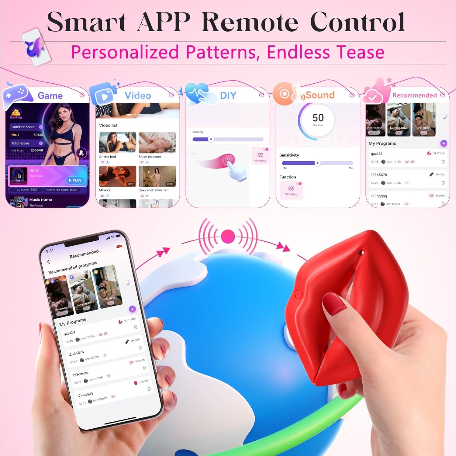Nipple Clamps Sex Toys Vibrator - Upgrade Adjustable BDSM Nipple Toys with Smart Al APP Vibrators,  Vibrating Nipple Clamps with Dust-Proof Storage Box, Adult Toys & Games for Women Couples