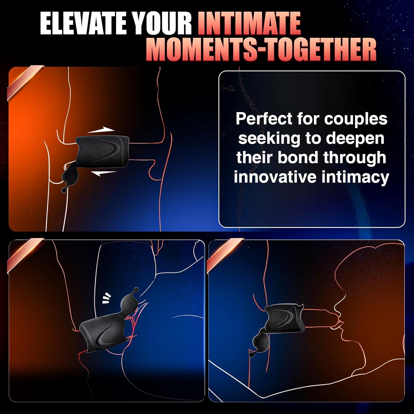 Male Masturbator Sex Toys for Men - Open - Ended Design Penis Vibrator Male Sex Toy with 10*10 Vibrating & 2 Motors & AI Sync APP & Squeezable Sleeve Stroker Machine, Adult Sex Toys for Gay Men - SinfulX - 