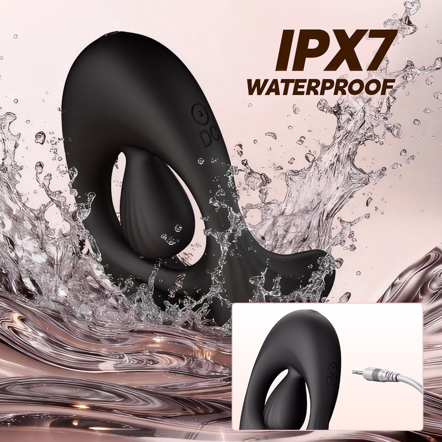TriZone 3 Motor Cock Ring Clit Testicle Stimulator Remote - SinfulX - Personal Care > Sexual Wellness > Couples Cock Ring
