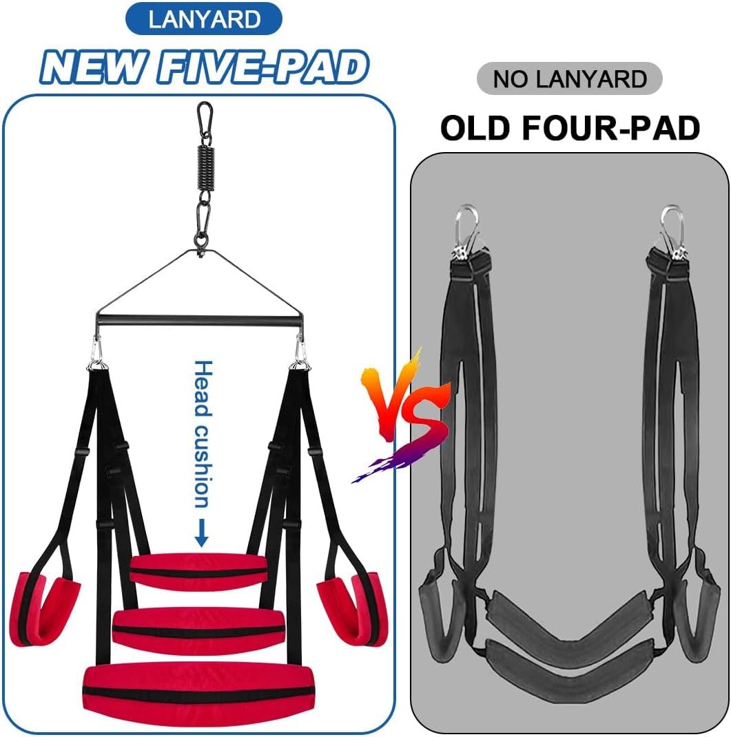 VireliX 360° Door Sex Swing Wide Seat 400lb - SinfulX - Personal Care > Sexual Wellness > Sex Swing