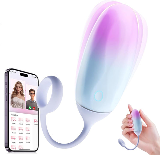 GradientPulse App Remote Vibrating Egg Bullet Waterproof Quiet - SinfulX - Personal Care > Sexual Wellness > Bullet Vibrator