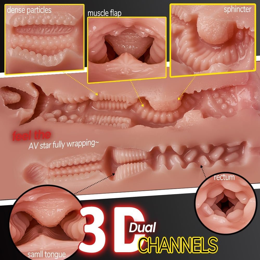 21LB Realistic Big Pussy Sex Doll for Men, Male Masturbation Doll Pocket Pussy Male Sex Toys with 3D Vagina and Anal Channel Lifelike Sex Doll, Male Masturbator Big Ass Adult Sex Dolls Torso Butt Doll - SinfulX - 