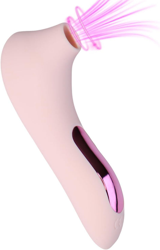 Sucking Vibrator Wand Adult Womens Sex Toys, Clitoral Nipple Sucker with 10 Sucking Modes, Clitoral Stimulator Vibrator Clit Sex Novelties, Waterproof Rose Toy G Spot Vibrator for Women Couples - SinfulX - 