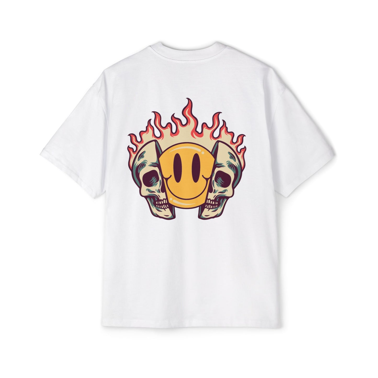 EA Men's Fire Emoji Oversized Tee - SinfulXOversized T-Shirt